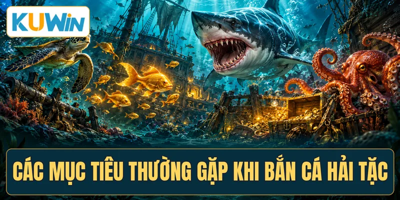 Các mục tiêu thường gặp khi bắn cá hải tặc